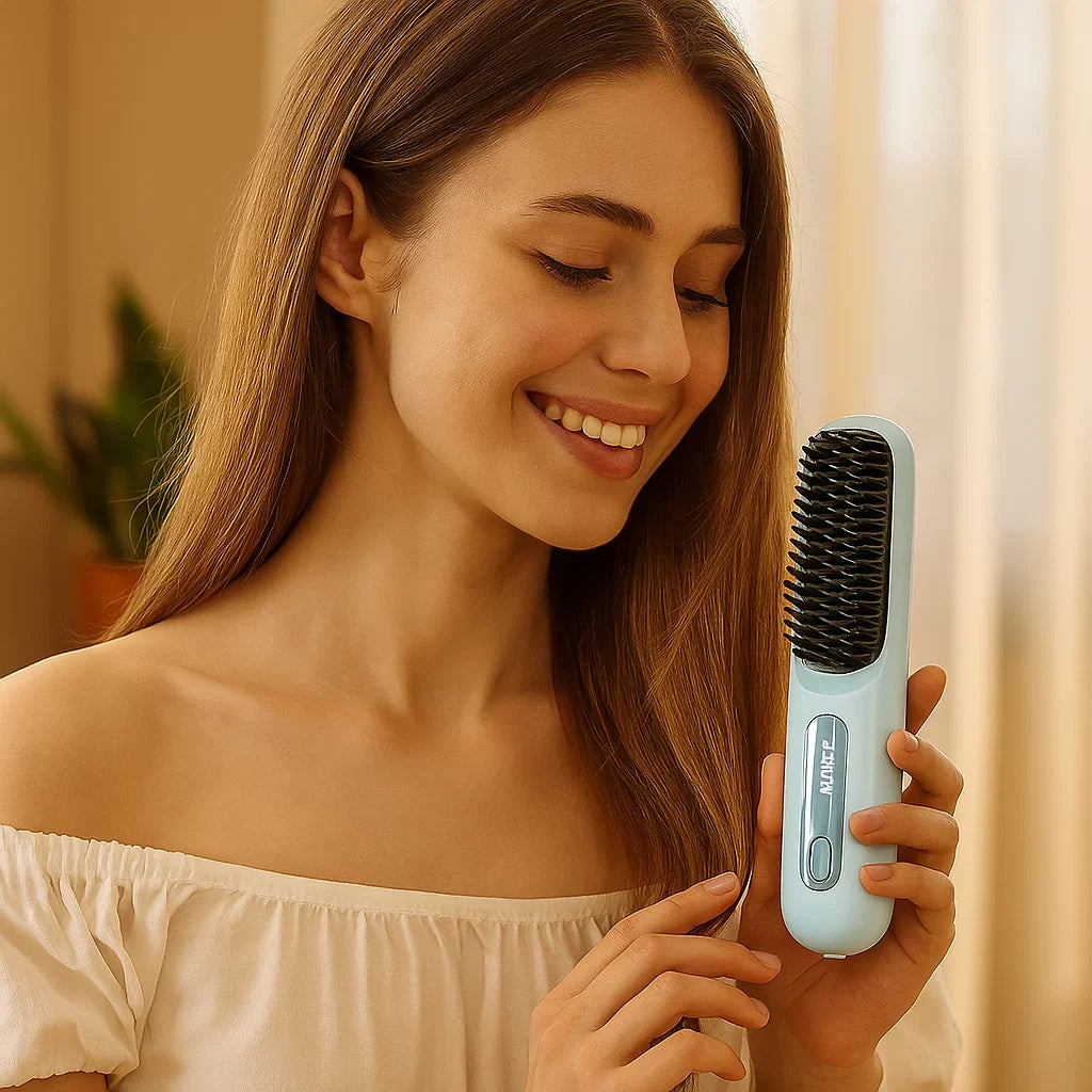 Hitzestyler 2-in-1 – glätten & formen, glänzendes Finish für schnelle Stylings