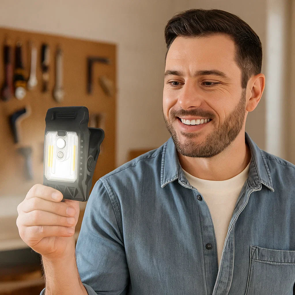Clip-Solarlampe mit Bewegungssensor – kabelloses Licht für Garten & Balkon