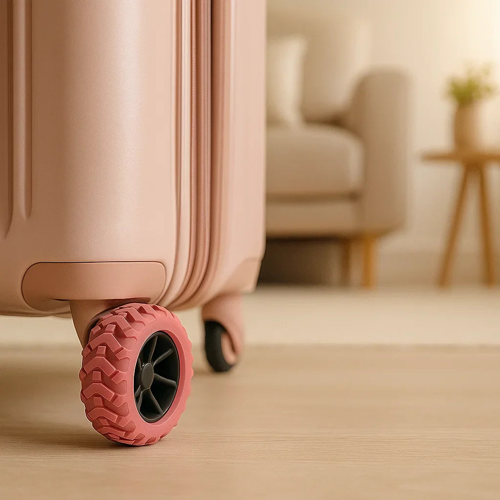 Rollenschutz für Koffer – schützt Rollen vor Abnutzung & Schmutz auf Reisen