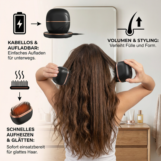 Kabelloser Reise-Haarglätter – Glatt & Gepflegt - Detailansicht 2 | BEST-AMBIENCE