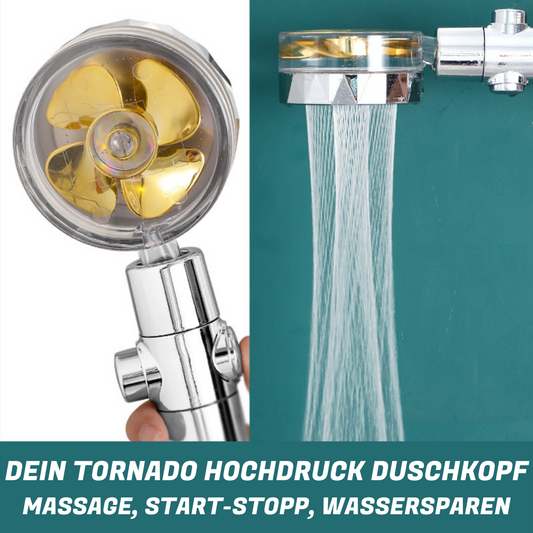 Tornado Duschkopf - Moderner Regenduschkopf für Badezimmer - Detailansicht 2 | BEST-AMBIENCE