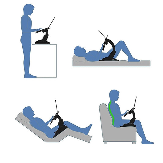 Ergonomischer Laptoptisch höhenverstellbar für Sofa - Detailansicht 2 | BEST-AMBIENCE