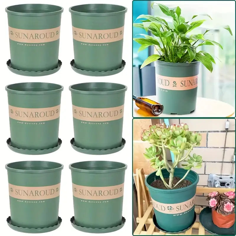 Wetterfester Blumentopf Kunststoff – Garten & Balkon – Detailansicht 5 | BEST-AMBIENCE