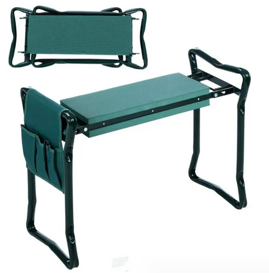 Klapphocker mit Tasche – Sitzhocker für Gartenarbeit – Detailansicht 2 | BEST-AMBIENCE