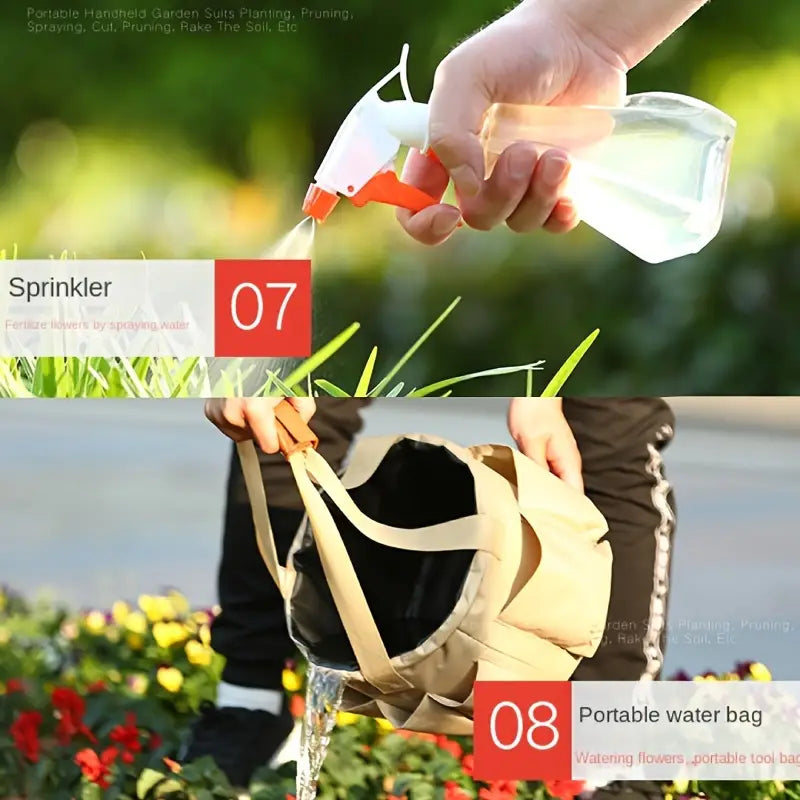 Gartenwerkzeug-Set 10-teilig mit Tasche – Gartenpflege - Detailansicht 4 | BEST-AMBIENCE