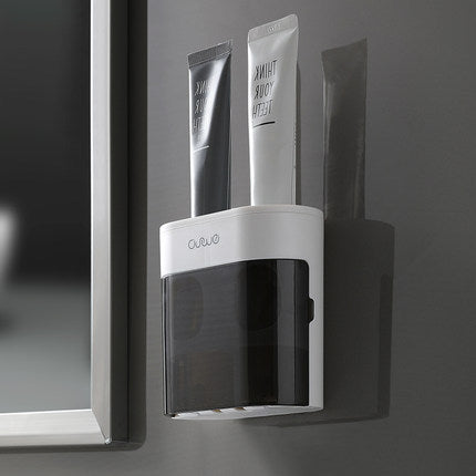 Komfort 2in1 Zahnpasta-Spender & Zahnbürsten-Halter - Detailansicht 2 | BEST-AMBIENCE