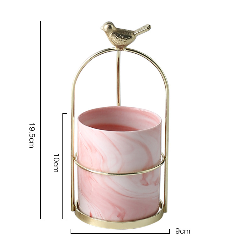Vogel-Pflanzgefäß Blumentopf Garten Deko elegant - Detailansicht 16 | BEST-AMBIENCE