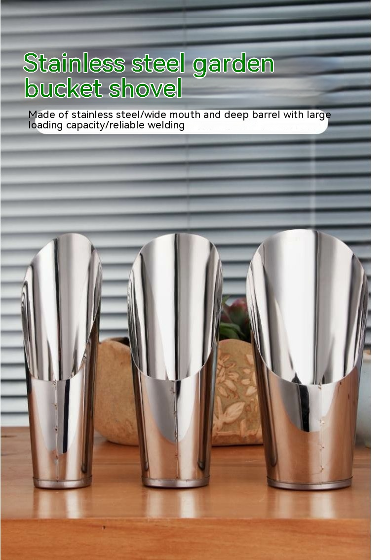 Pflanzschaufel Edelstahl – Robust für Garten & Balkon – Detailansicht 16 | BEST-AMBIENCE