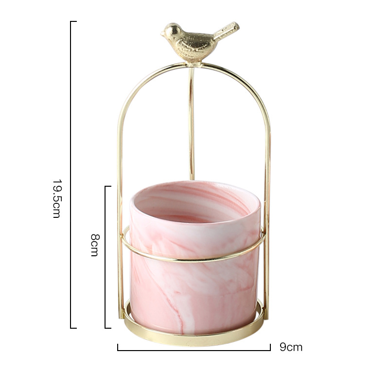 Vogel-Pflanzgefäß Blumentopf Garten Deko elegant - Detailansicht 17 | BEST-AMBIENCE
