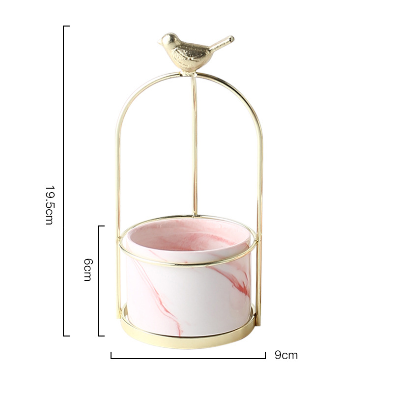 Vogel-Pflanzgefäß Blumentopf Garten Deko elegant - Detailansicht 18 | BEST-AMBIENCE