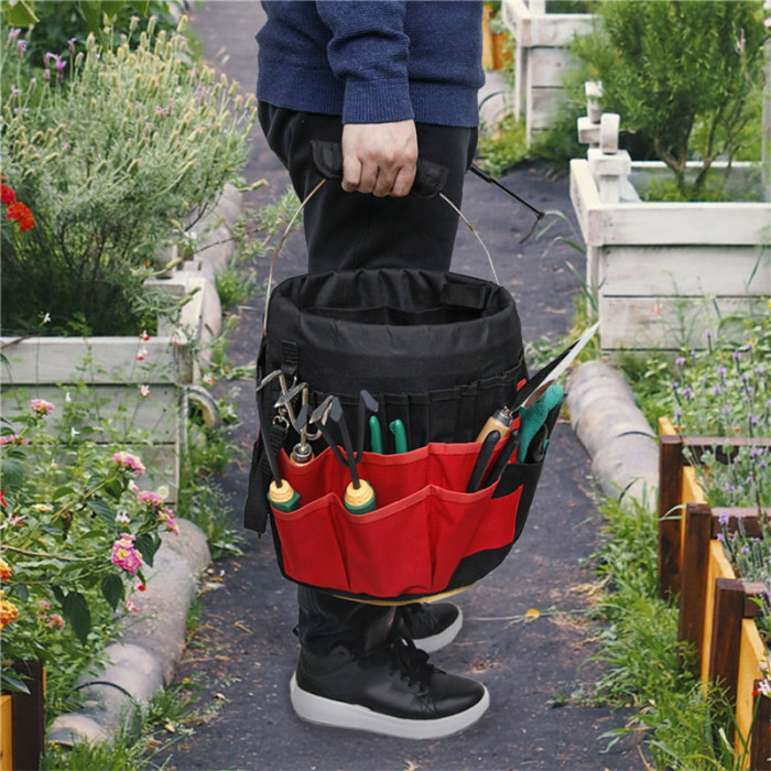 Gartenwerkzeugtasche 42 Fächer – Große Werkzeugaufbewahrung - Detailansicht 2 | BEST-AMBIENCE