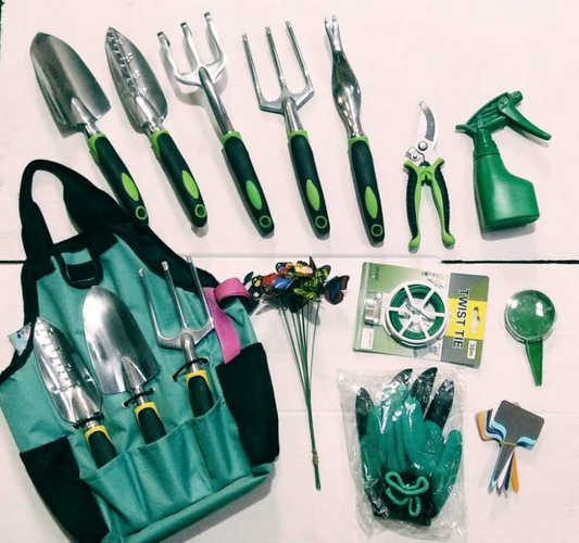 Gartenwerkzeug-Set mit Tasche – Pflanzenpflege 10-tlg. – Garten & Outdoor | BEST-AMBIENCE
