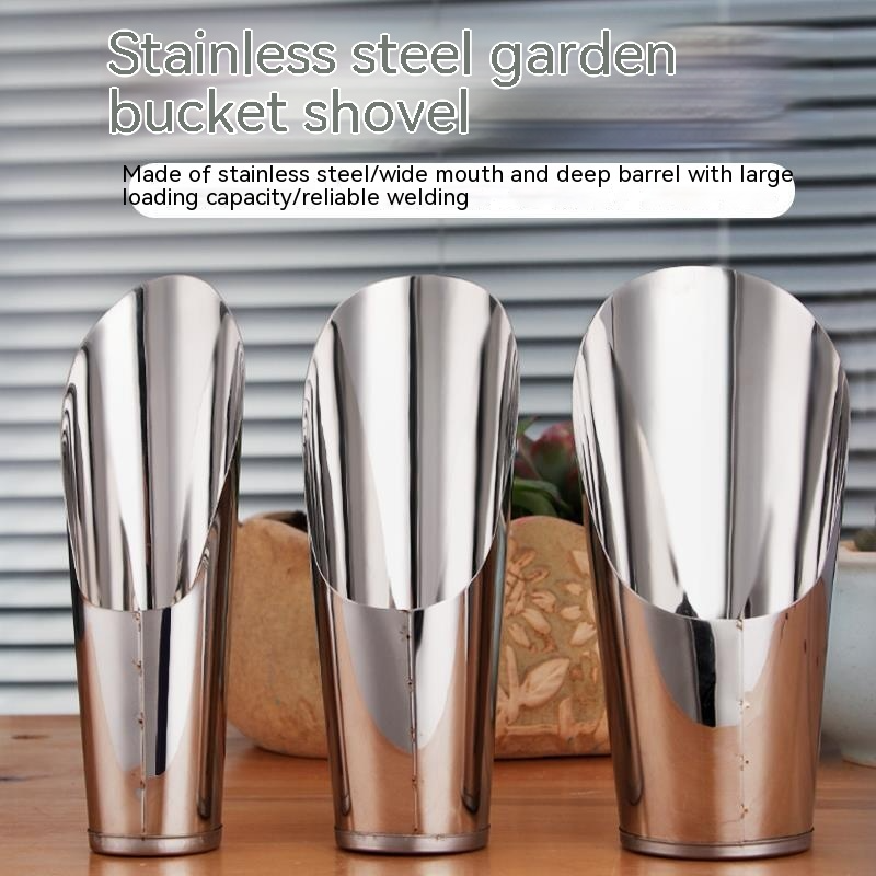 Pflanzschaufel Edelstahl – Robust für Garten & Balkon – Detailansicht 12 | BEST-AMBIENCE