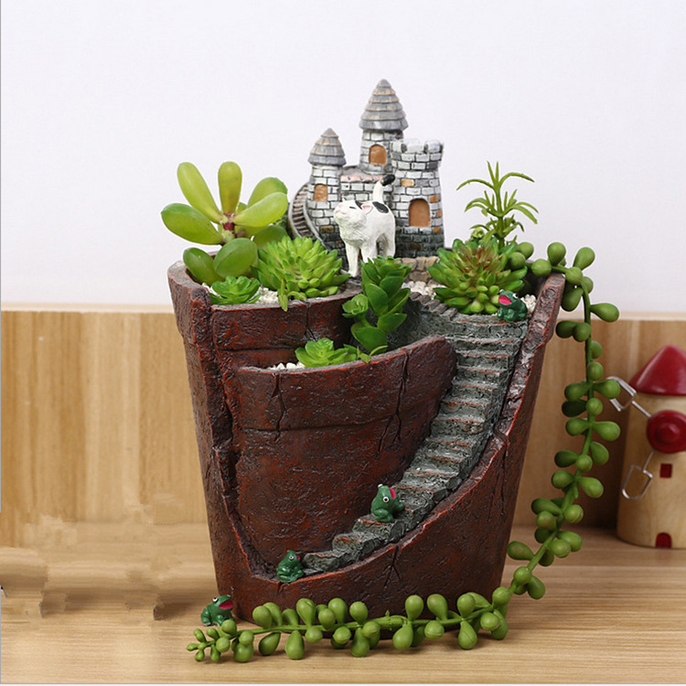 Sukkulenten Blumentopf Mini-Garten Bonsai Pflanztopf – Garten & Outdoor | BEST-AMBIENCE