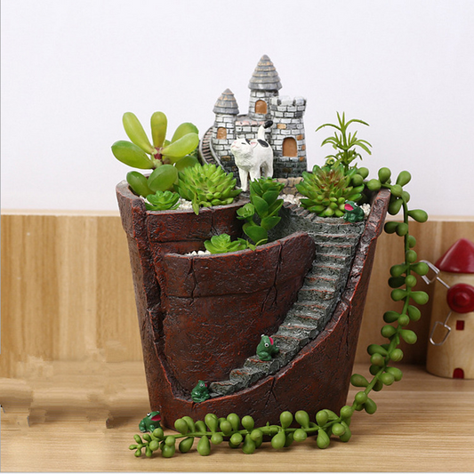 Sukkulenten Blumentopf Mini-Garten Bonsai Pflanztopf – Garten & Outdoor | BEST-AMBIENCE
