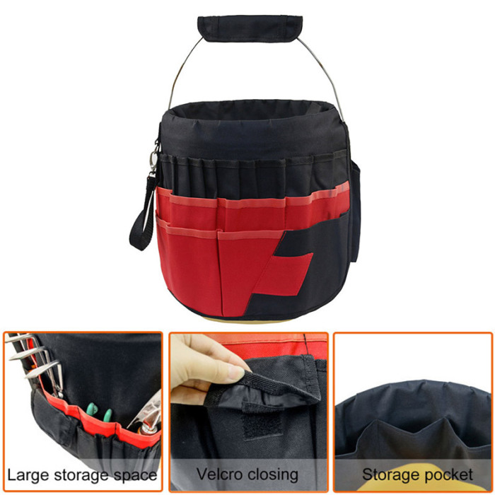 Gartenwerkzeugtasche 42 Fächer – Große Werkzeugaufbewahrung - Detailansicht 3 | BEST-AMBIENCE
