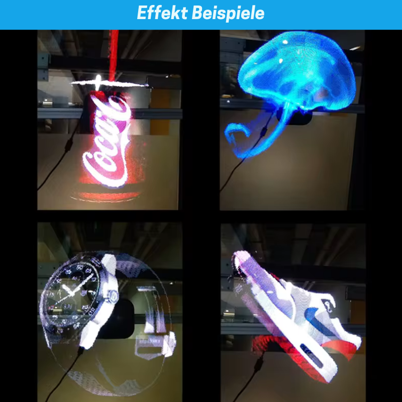 3D Hologramm-Display Ventilator