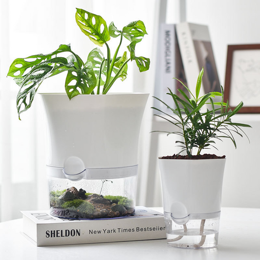 Selbstbewässernder Blumentopf mit Wasserreservoir – Detailansicht 2 | BEST-AMBIENCE
