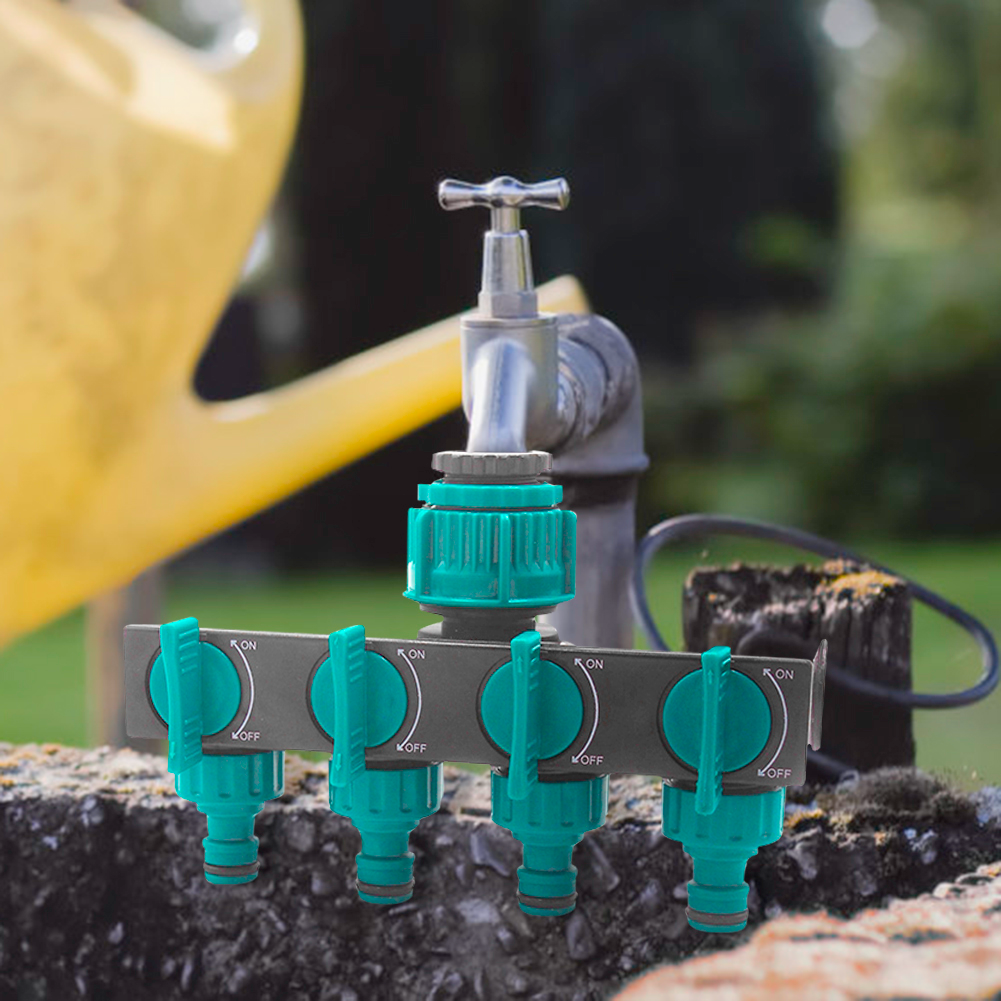 Schlauchverteiler 4-Wege mit Absperrhahn – Gartenverteiler – Detailansicht 8 | BEST-AMBIENCE