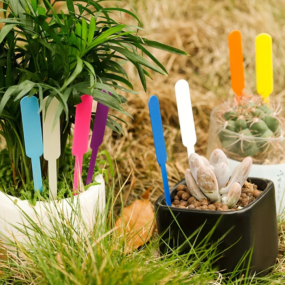 Pflanzenschilder Kunststoff – Wetterfest & Wiederbeschreibbar - Garten & Outdoor | BEST-AMBIENCE