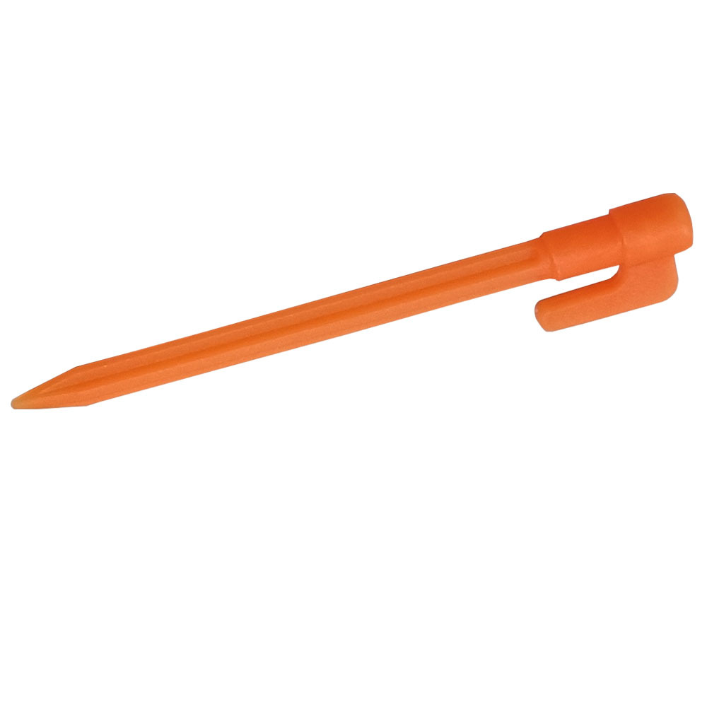 Camping Erdnägel mit Haken für Tarp & Plane – 10er Set in Orange | BEST-AMBIENCE