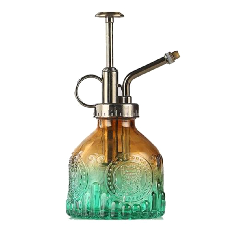 Vintage Blumensprüher Glasflasche mit Metallsprühkopf - Detailansicht 15 | BEST-AMBIENCE
