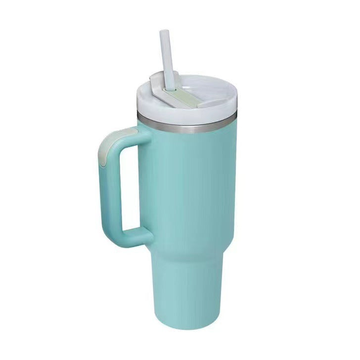 40oz Edelstahl Reisebecher Trinken isolierung auflaufsicher unterwegs Trinköffnung Blauer See