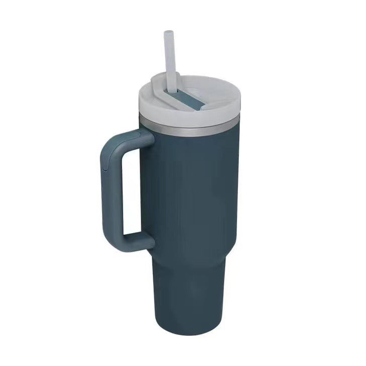 40oz Edelstahl Reisebecher Trinken isolierung auflaufsicher unterwegs Trinköffnung Blaues Mees