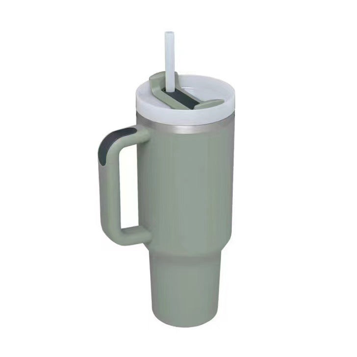 40oz Edelstahl Reisebecher Trinken isolierung auflaufsicher unterwegs Trinköffnung Lorbeerblätter