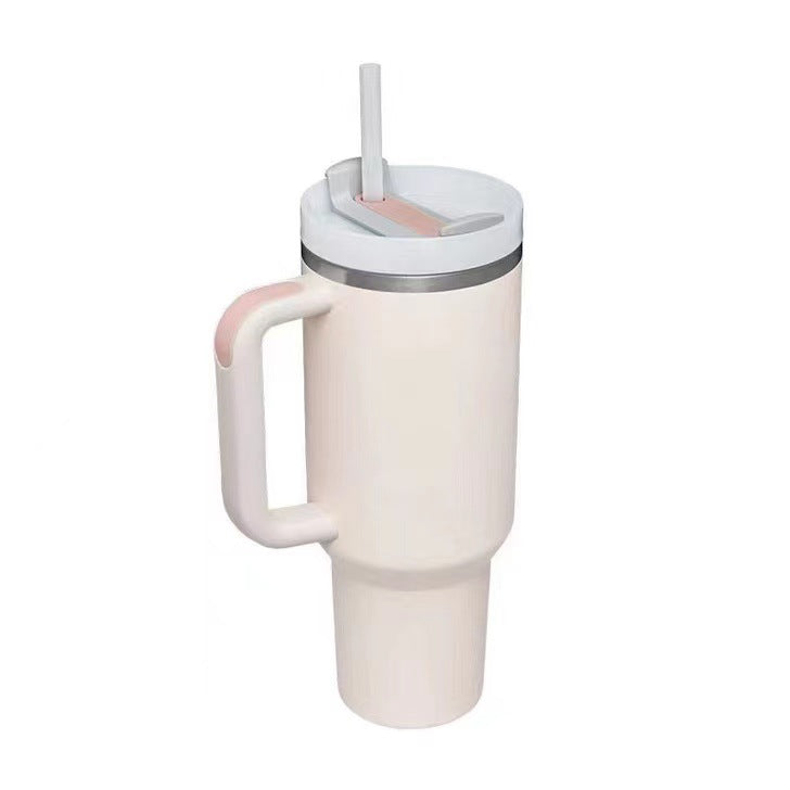 40oz Edelstahl Reisebecher Trinken isolierung auflaufsicher unterwegs Trinköffnung Rose