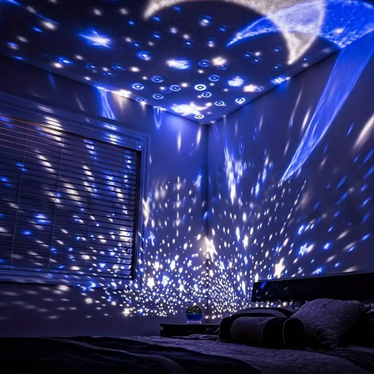 Magische Nachtlicht-Kugel mit Sternenprojektion – Stimmungsvolles Licht für traumhafte Nächte