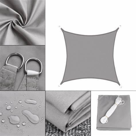 Sonnensegel Rechteck UV-Schutz mit Seil – Schattensegel - Detailansicht 5 | BEST-AMBIENCE