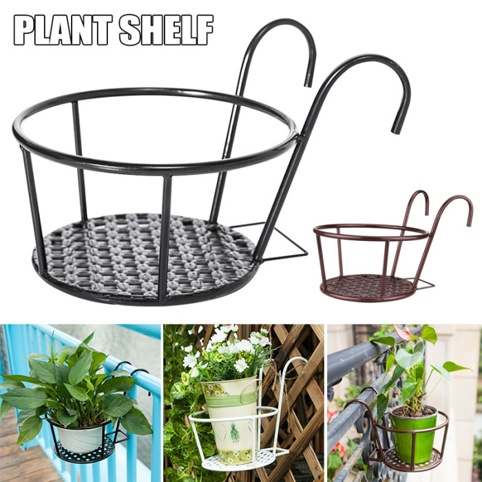 Metall Blumenampel mit Haken – Balkon & Terrasse - Detailansicht 5 | BEST-AMBIENCE
