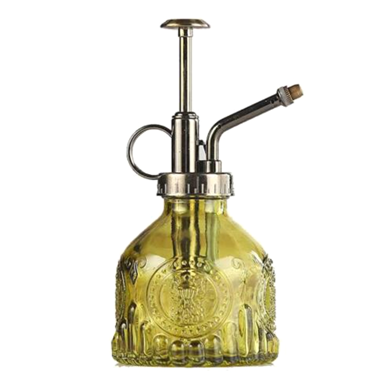 Vintage Blumensprüher Glasflasche mit Metallsprühkopf - Detailansicht 7 | BEST-AMBIENCE
