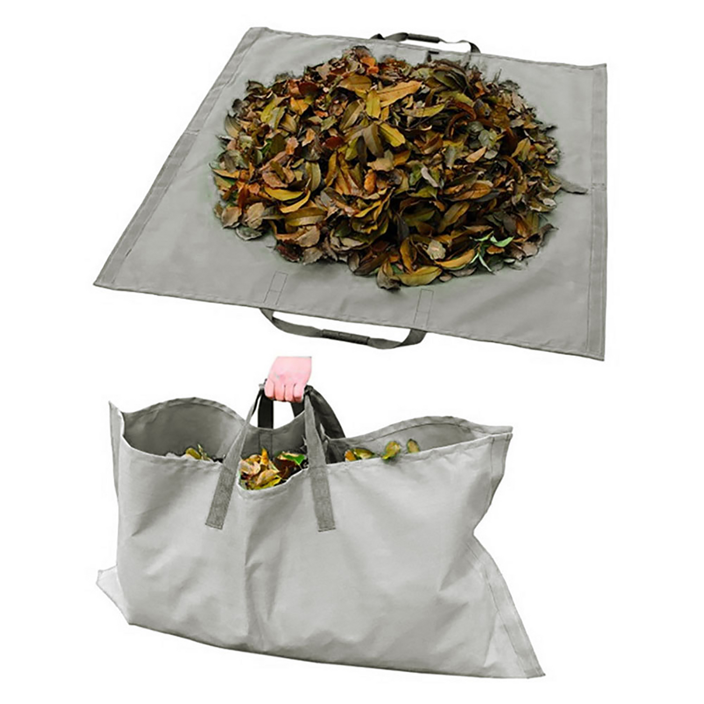 Stabiler Laubsack faltbar – Gartenabfallsack 270L - Detailansicht 13 | BEST-AMBIENCE