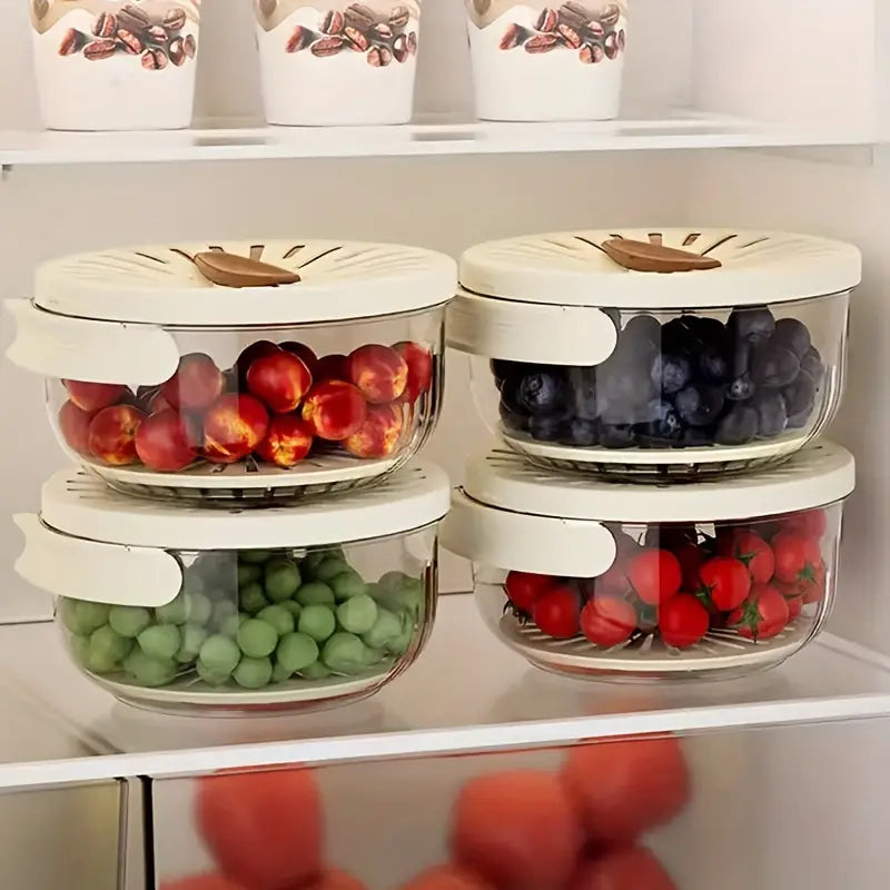 2in1 Frischehalter & Abtropfsieb – 2in1 Lösung für die Küche
