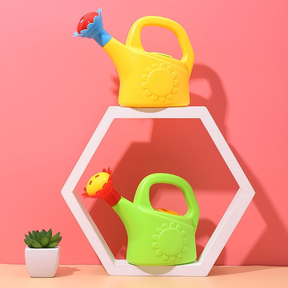 Kindgießkanne Blumenform – Bunte Plastik für Garten – Detailansicht 2 | BEST-AMBIENCE