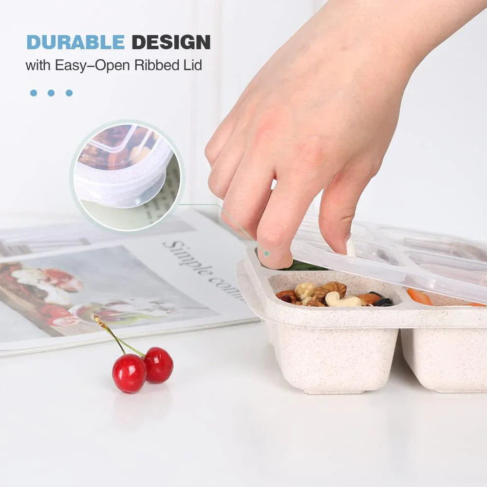 Meal-Prep-Box 4er-Set Bento Lunchbox 4-Fach – Detailansicht 6 | BEST-AMBIENCE