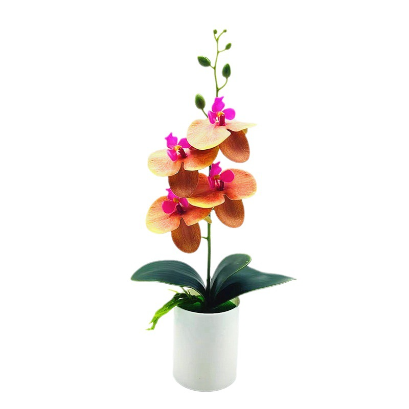 Kunstorchidee Tischdeko – Künstliche Blume Wohnzimmer – Detailansicht 4 | BEST-AMBIENCE