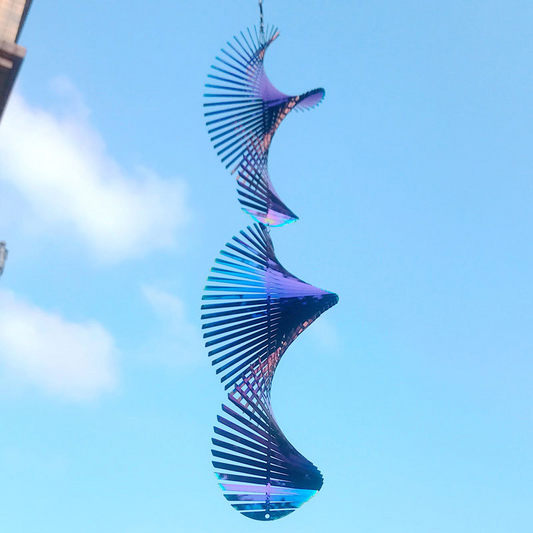 Bunter Windspinner Garten – Drehender Dekohänger Outdoor