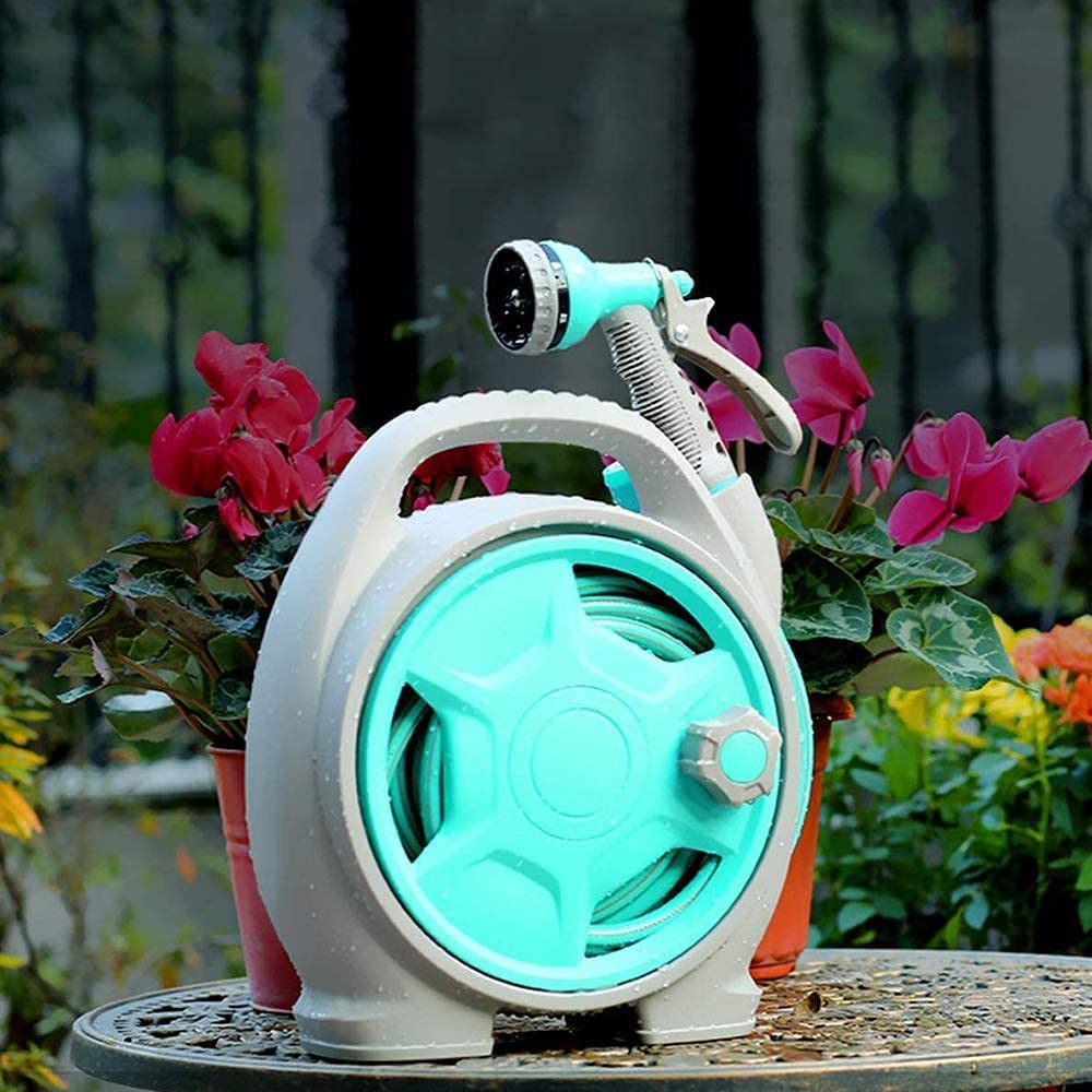 Schlauchwagen mit Sprühdüse – kompakter Schlauchaufroller - Detailansicht 4 | BEST-AMBIENCE