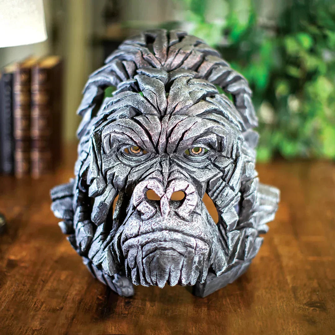 Gorilla Figur Resin – Realistische Deko Skulptur – Detailansicht 4 | BEST-AMBIENCE