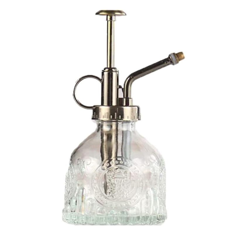 Vintage Blumensprüher Glasflasche mit Metallsprühkopf - Detailansicht 9 | BEST-AMBIENCE