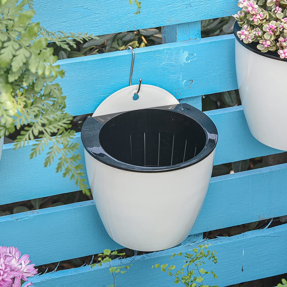 Hängender Blumentopf mit Selbstbewässerung & Wandhalter – Detailansicht 13 | BEST-AMBIENCE