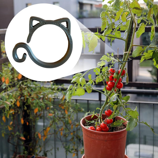 Pflanzclip Katze – Stütze für Zimmer- & Gartenpflanzen – Garten & Outdoor | BEST-AMBIENCE