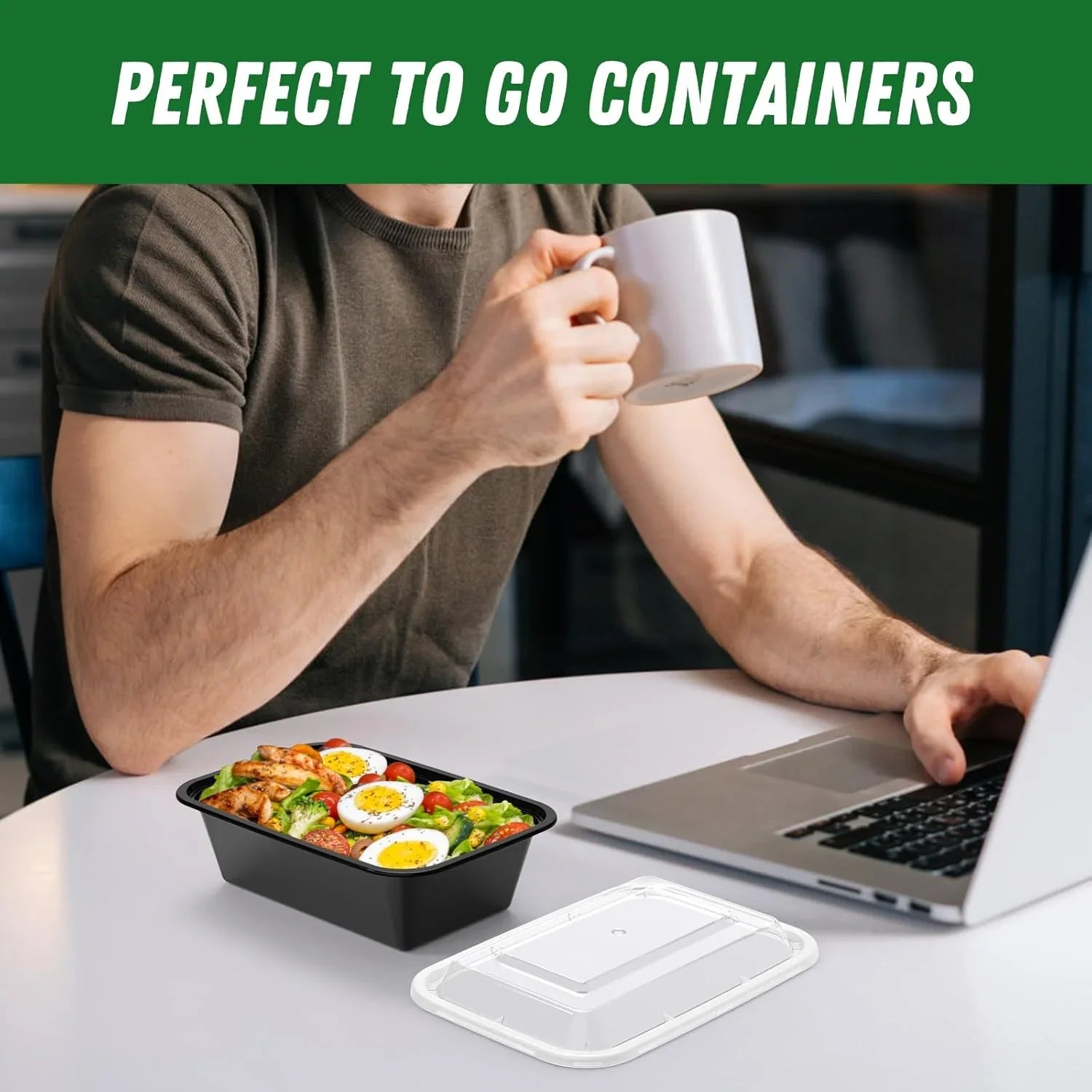 Meal-Prep-Set 50-tlg. Frischhaltedosen mit Deckel – Detailansicht 5 | BEST-AMBIENCE