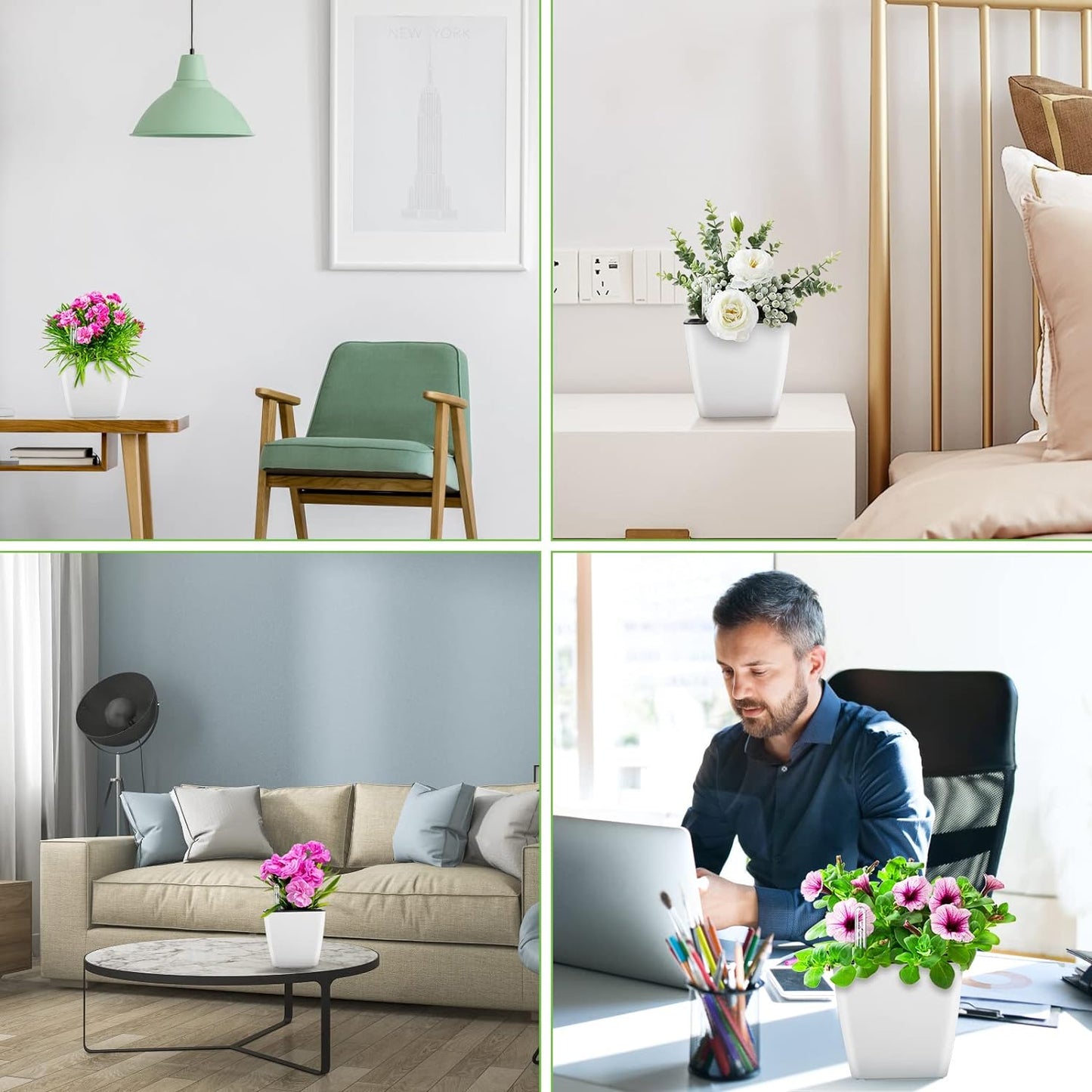 Selbstbewässernder Blumentopf – Innen & Außen – Detailansicht 6 | BEST-AMBIENCE