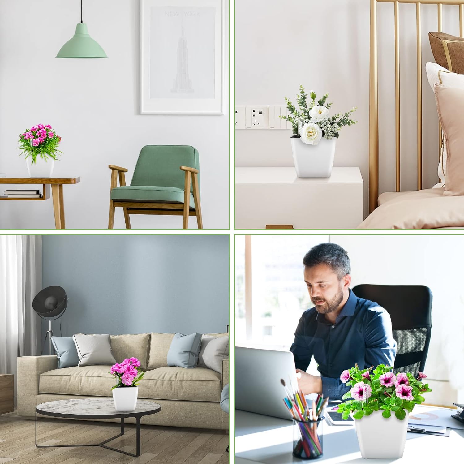 Selbstbewässernder Blumentopf – Innen & Außen – Detailansicht 6 | BEST-AMBIENCE