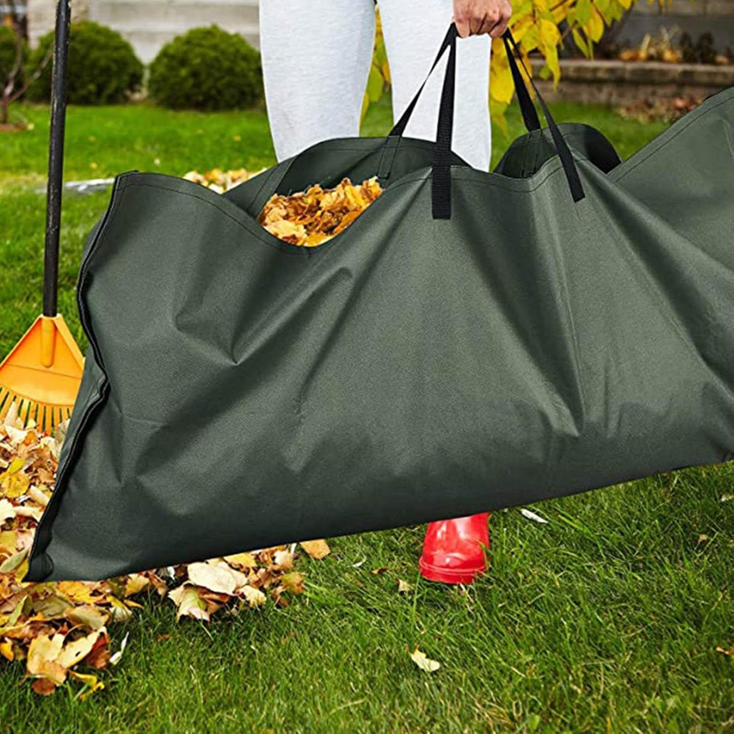 Stabiler Laubsack faltbar – Gartenabfallsack 270L - Detailansicht 3 | BEST-AMBIENCE