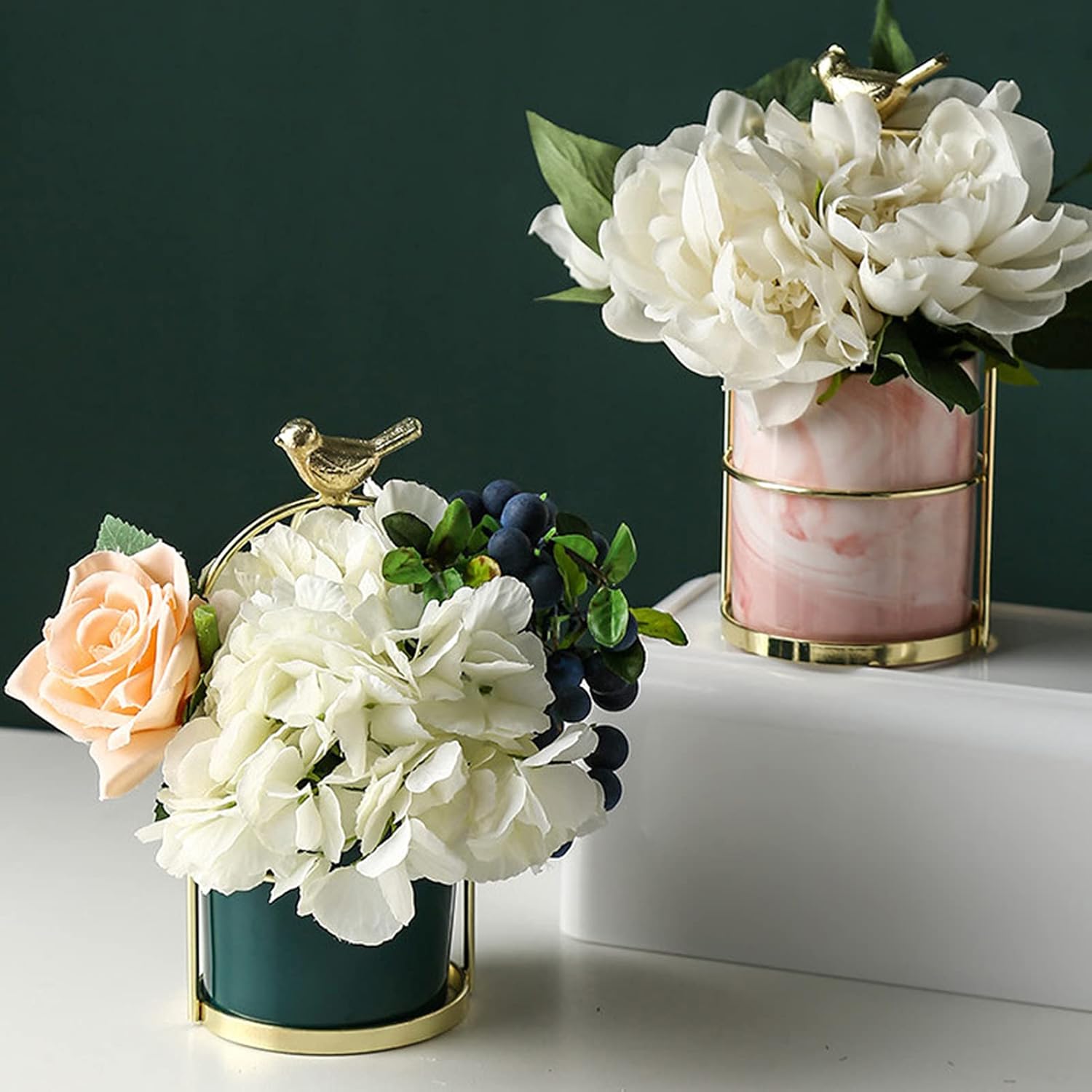 Vogel-Pflanzgefäß Blumentopf Garten Deko elegant - Detailansicht 3 | BEST-AMBIENCE